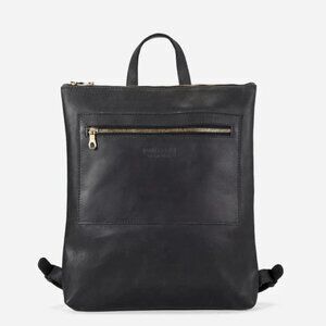 Miramar Leather Backpack- BLUE LEATHER